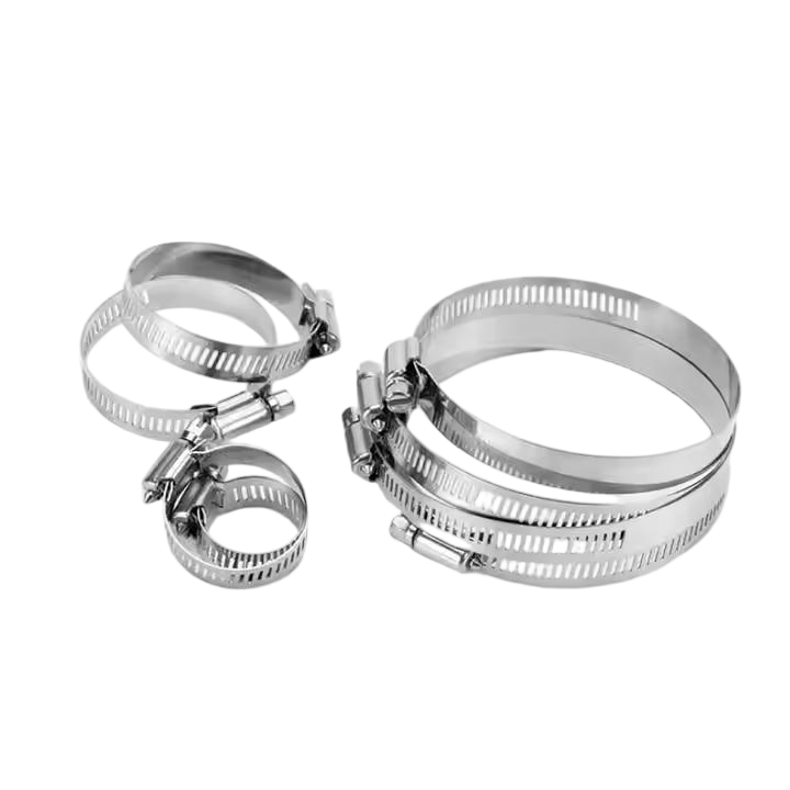 Hose Clamp With Handle (with Non-Perforated Band)