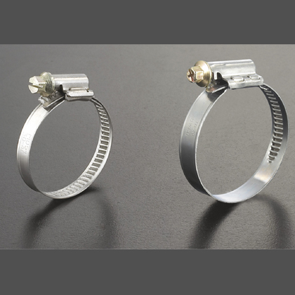 Why should stainless steel hose clamp screws be galvanized?