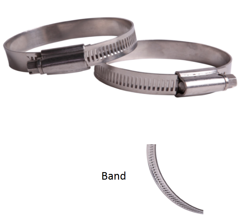 British type hose clamp